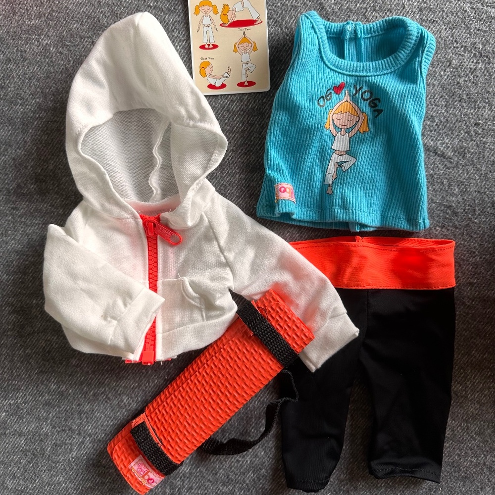 Yoga Set for 18” dolls
